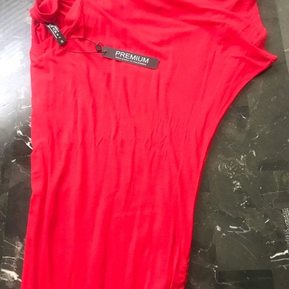 Brand new short sleeve blouse/ vneck/ scrunched sides - Picture 8 of 8